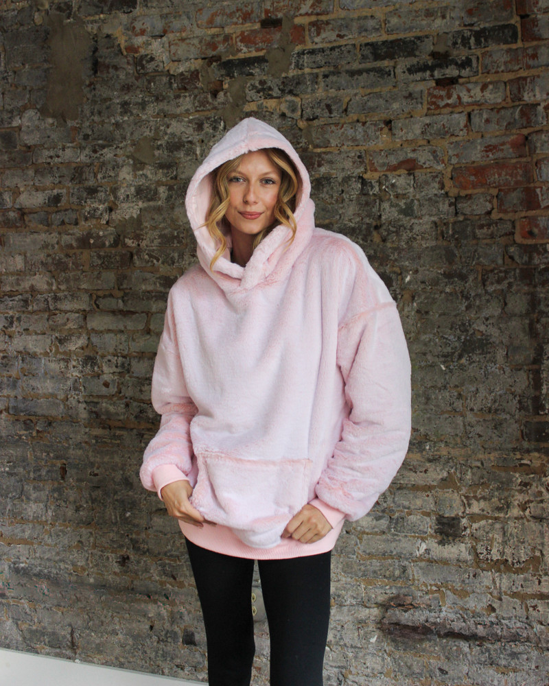 Coma Inducer® Unisex Hoodie - Bunny Soft - Frosty Pink