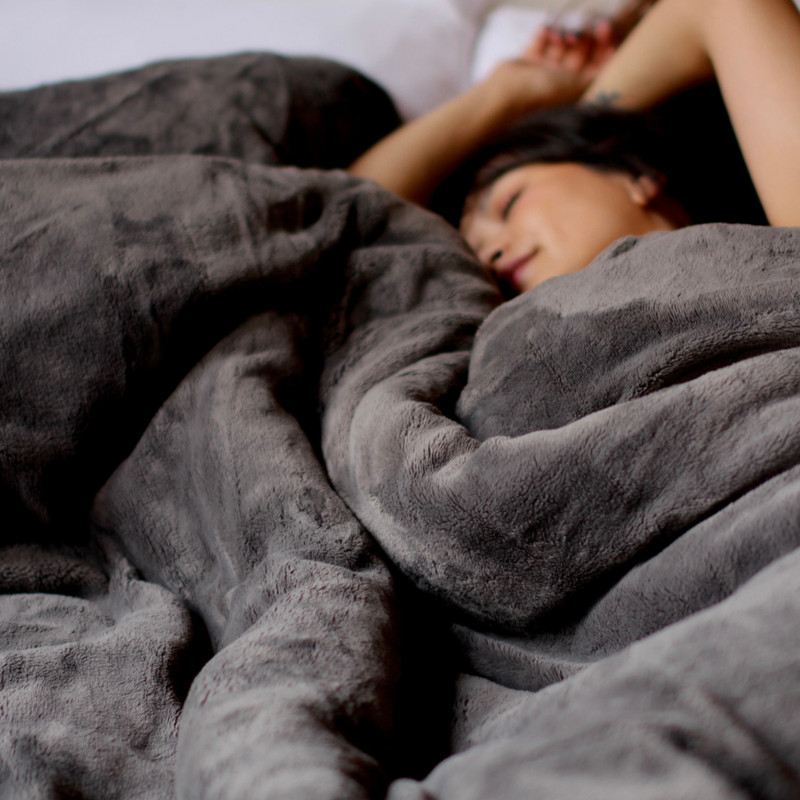 Get Under Me - Coma Inducer® Oversized Comforter Set - Dark Night Gray