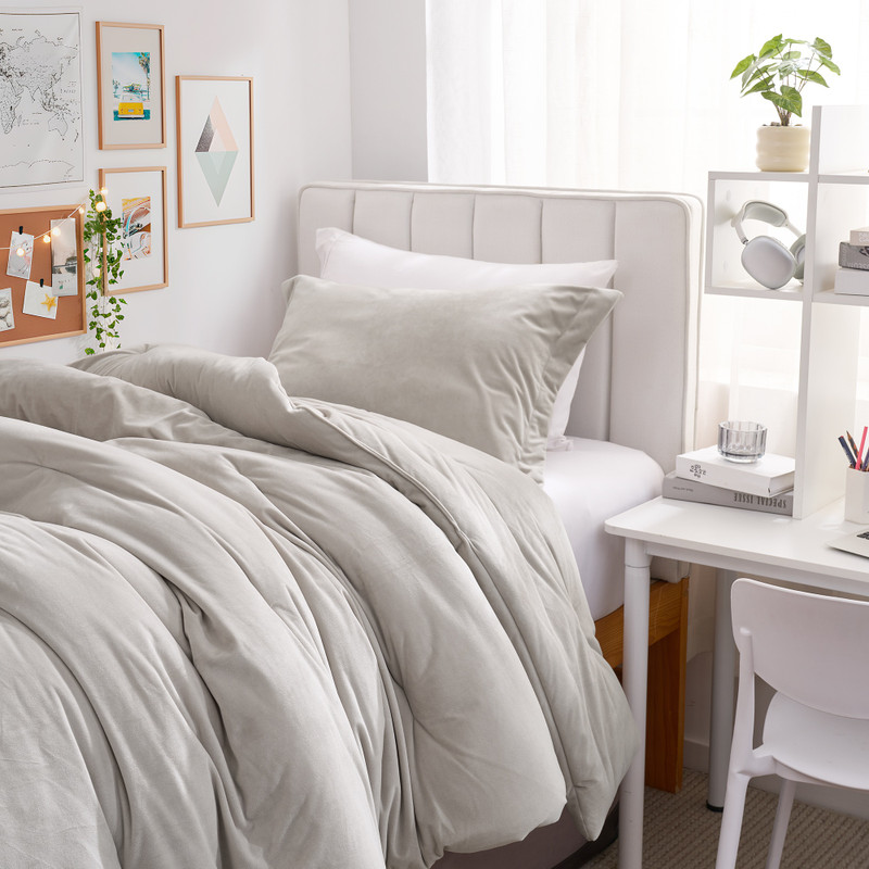 Love Thick® - Lofty Coma Inducer® Oversized Comforter Set - Pumice Steel