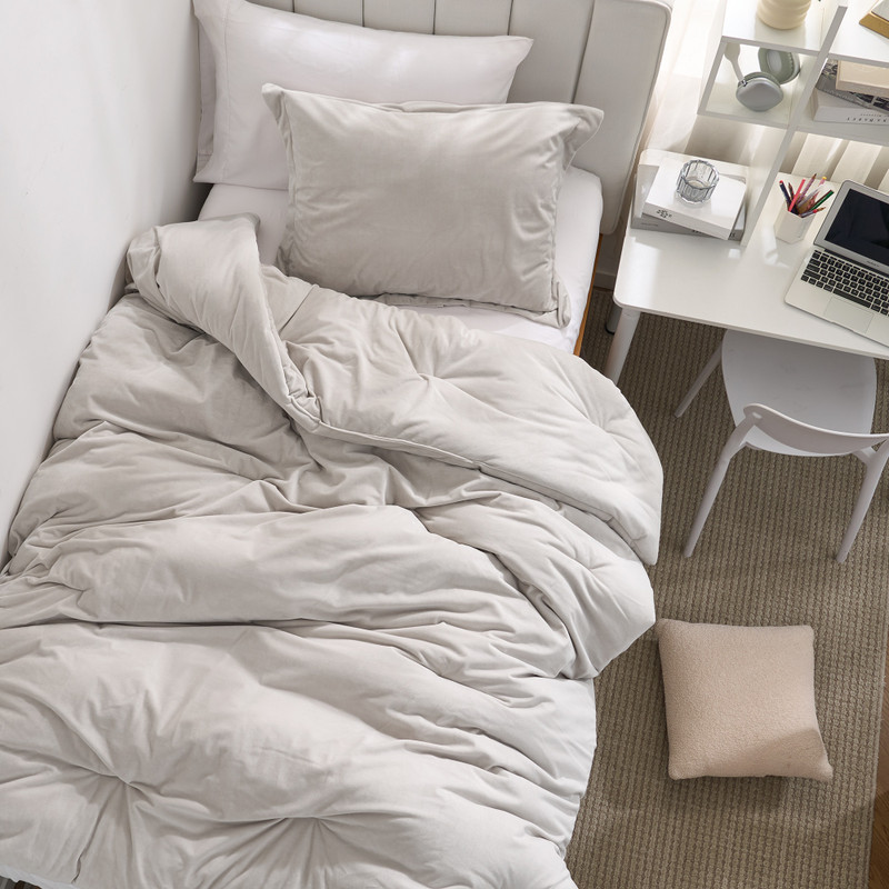 Love Thick® - Lofty Coma Inducer® Oversized Comforter Set - Pumice Steel