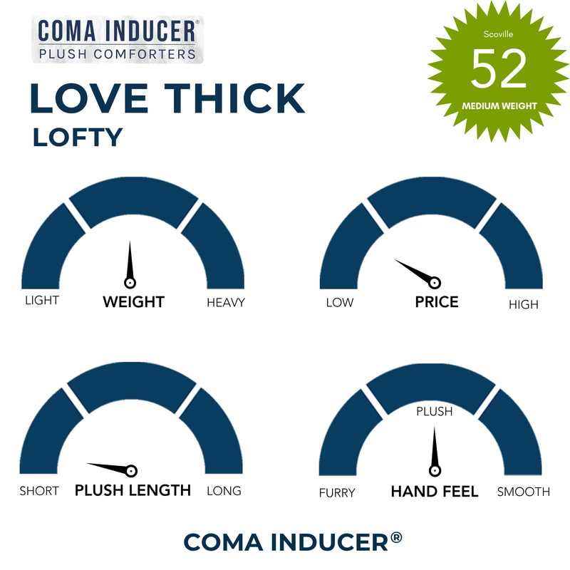 Love Thick® - Lofty Coma Inducer® Oversized Comforter Set - Pumice Steel