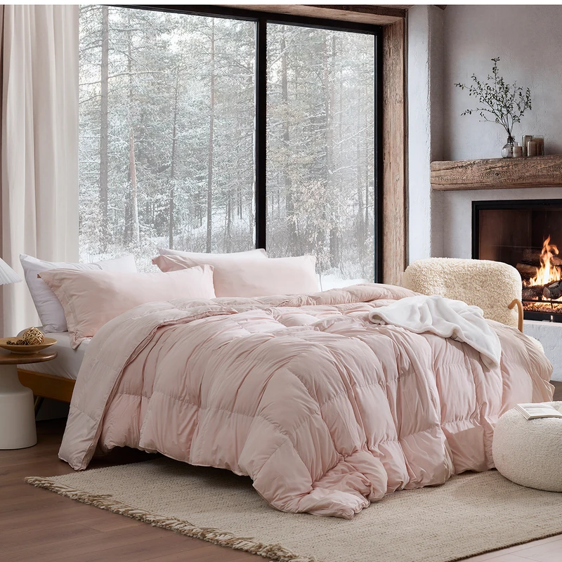 Dupe of Down - Coma Inducer® Oversized Comforter Set - Sunrise Pink