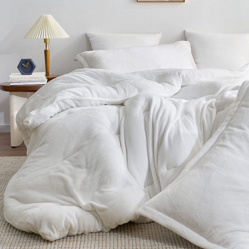 Thicker Than Thick® - Coma Inducer® Oversized Comforter Set - Standard Plush Filling - Real White