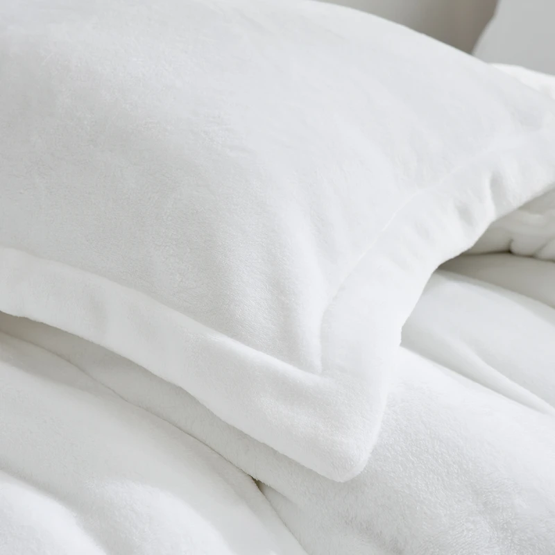 Thicker Than Thick® - Coma Inducer® Oversized Comforter Set - Standard Plush Filling - Real White