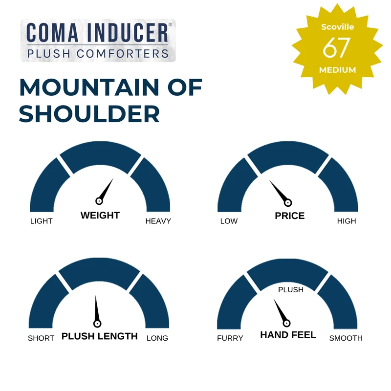 Mountain of Shoulder - Coma Inducer® Oversized Comforter Set - Rooted Gray