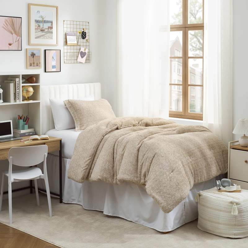 Mountain of Shoulder - Coma Inducer® Oversized Comforter Set - White Gold