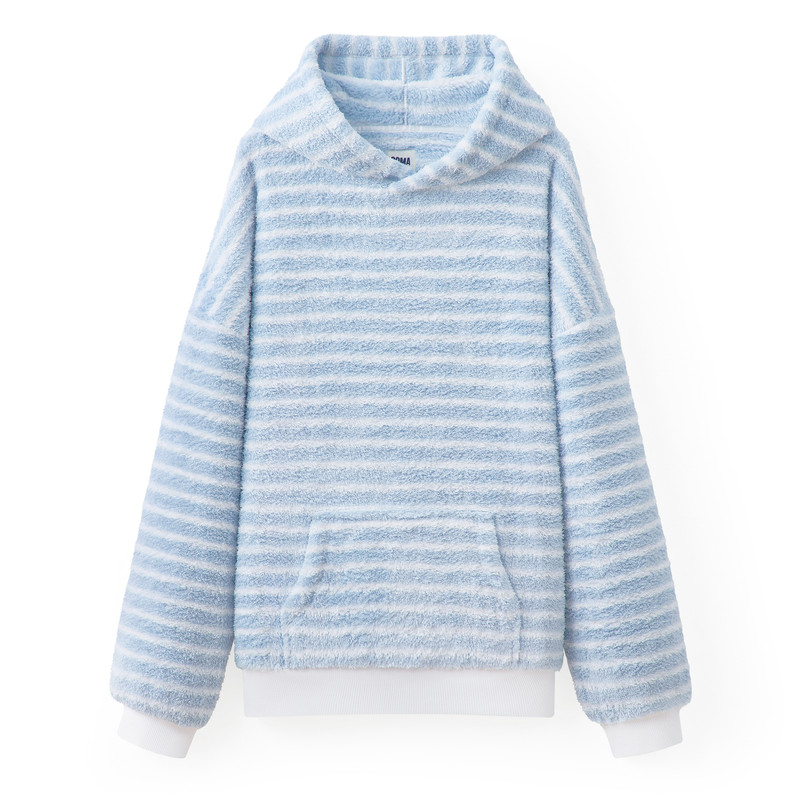 Coma Hoodie - Smoke Blue Stripe