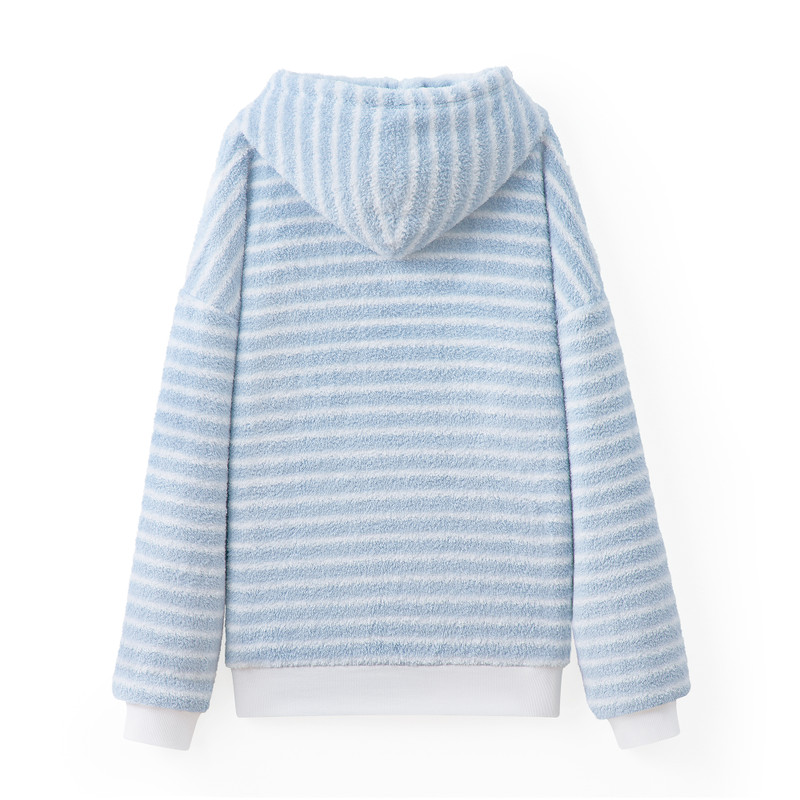 Coma Hoodie - Smoke Blue Stripe