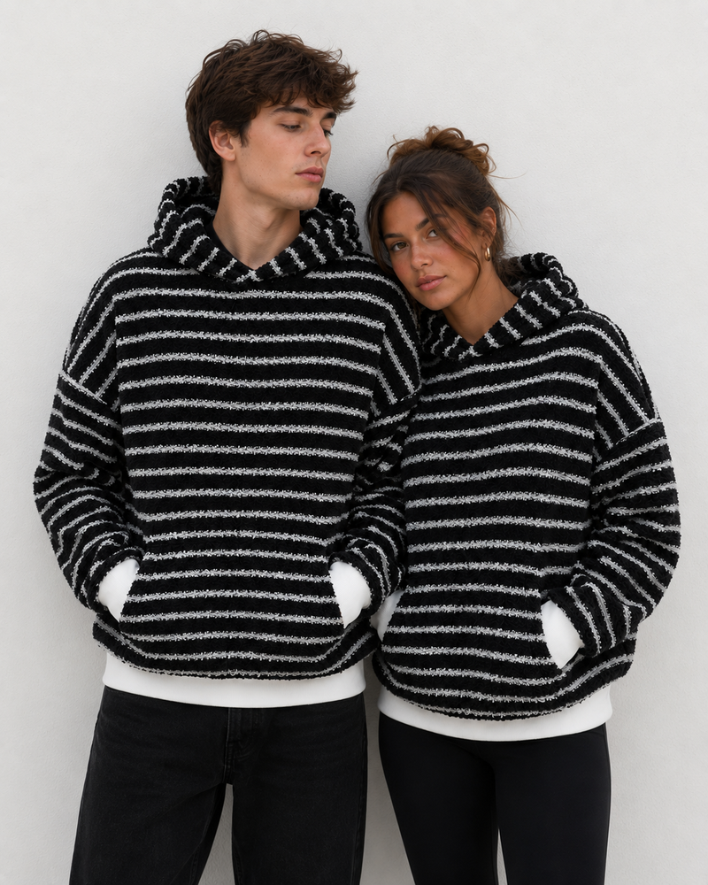 Coma Hoodie - Black Stripe
