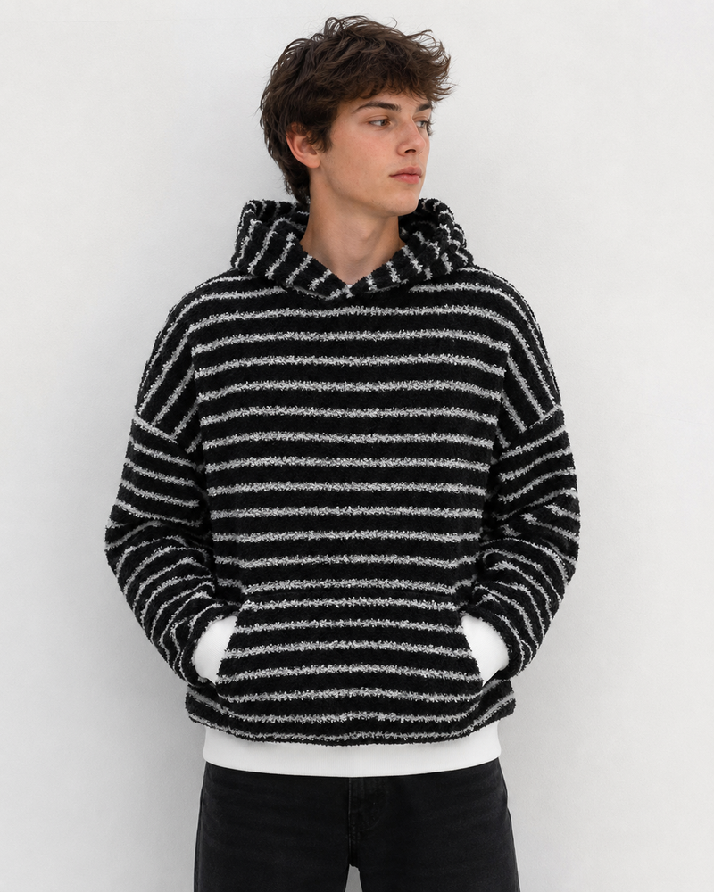 Copy of Coma Hoodie - Black Stripe - Men's