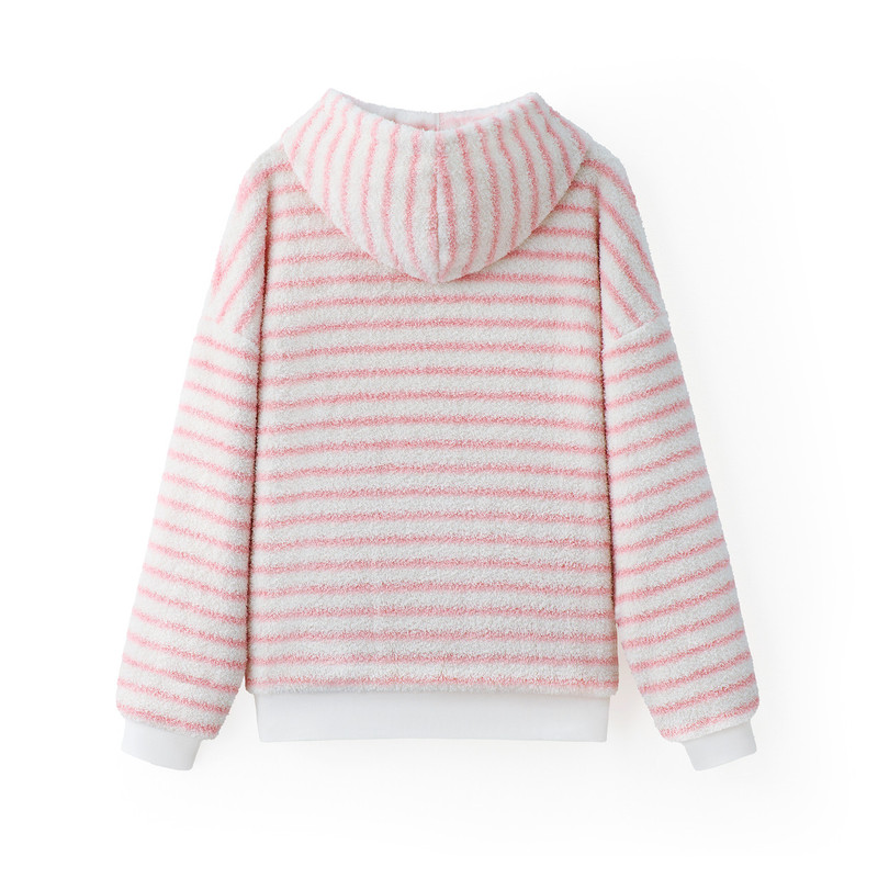 Coma Hoodie - Pink Stripe - Men's