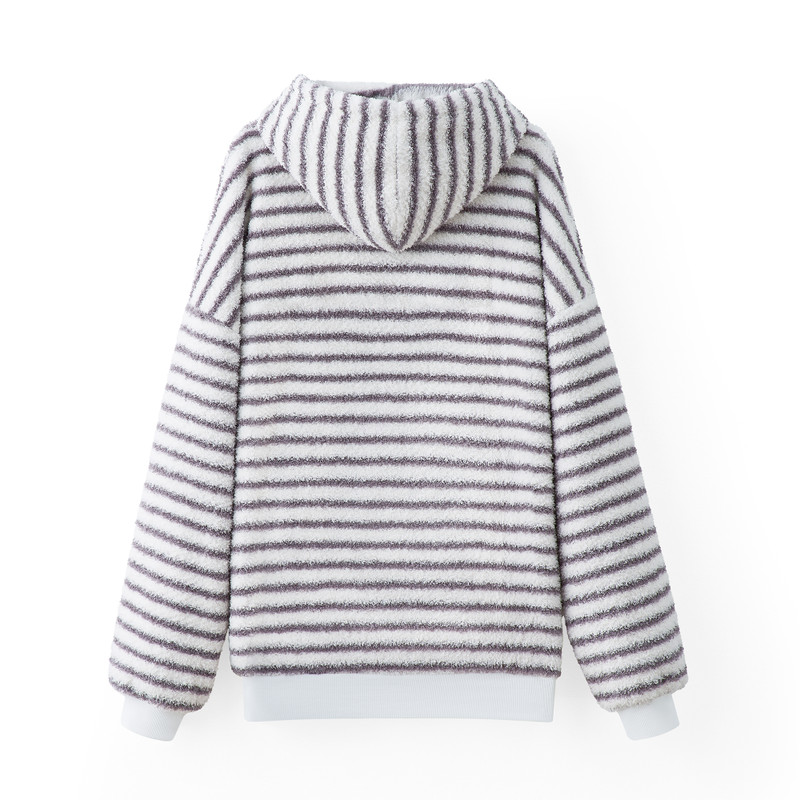 Coma Hoodie - Gray Stripe