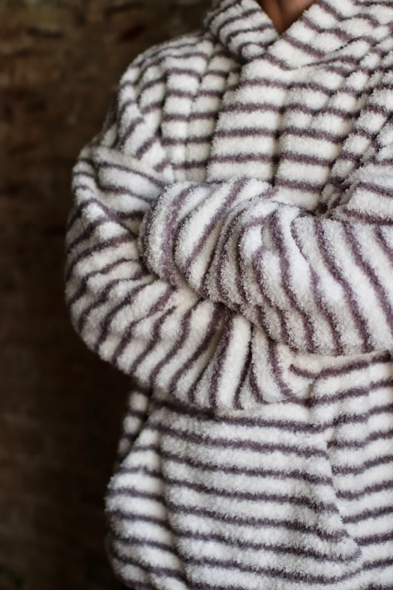 Coma Hoodie - Gray Stripe - Men's