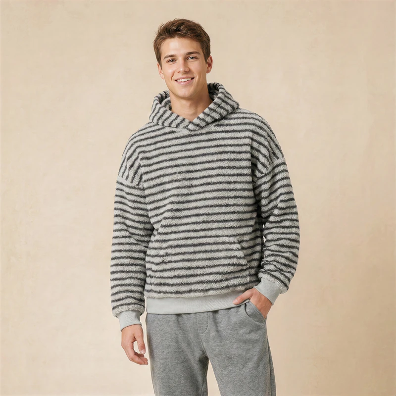 Coma Hoodie - Earth Stripe - Men's