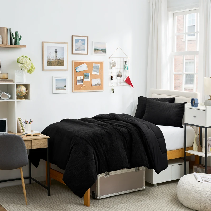 Coma-holic® - Coma Inducer® (with Butter) Oversized Comforter - Black