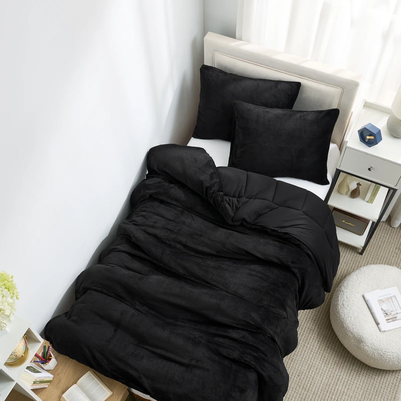 Coma-holic® - Coma Inducer® (with Butter) Oversized Comforter - Black