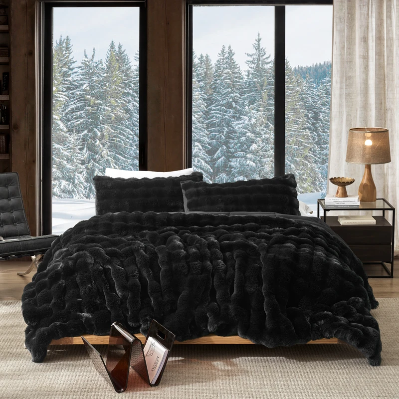 Snowball® Chunky Bunny® Bare Bottom® - Coma Inducer® Oversized Comforter - Almost Black