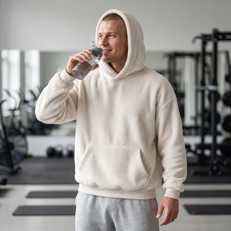 Coma Hoodie™ - The Original Plush - Creamy Taupe - Men's