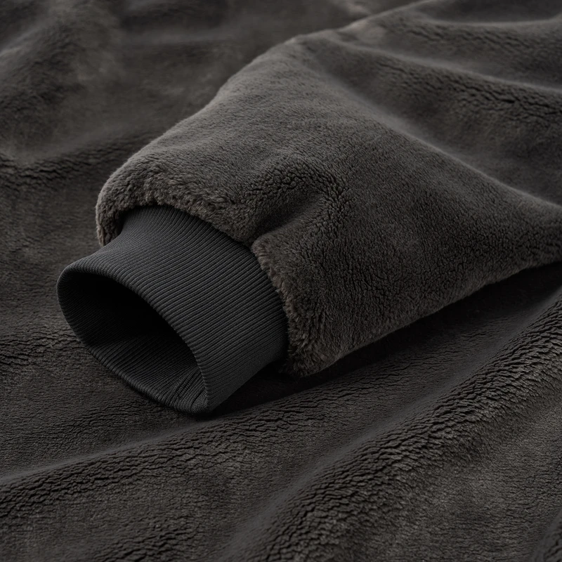 Coma Hoodie™ - The Original Plush - Charcoal Black