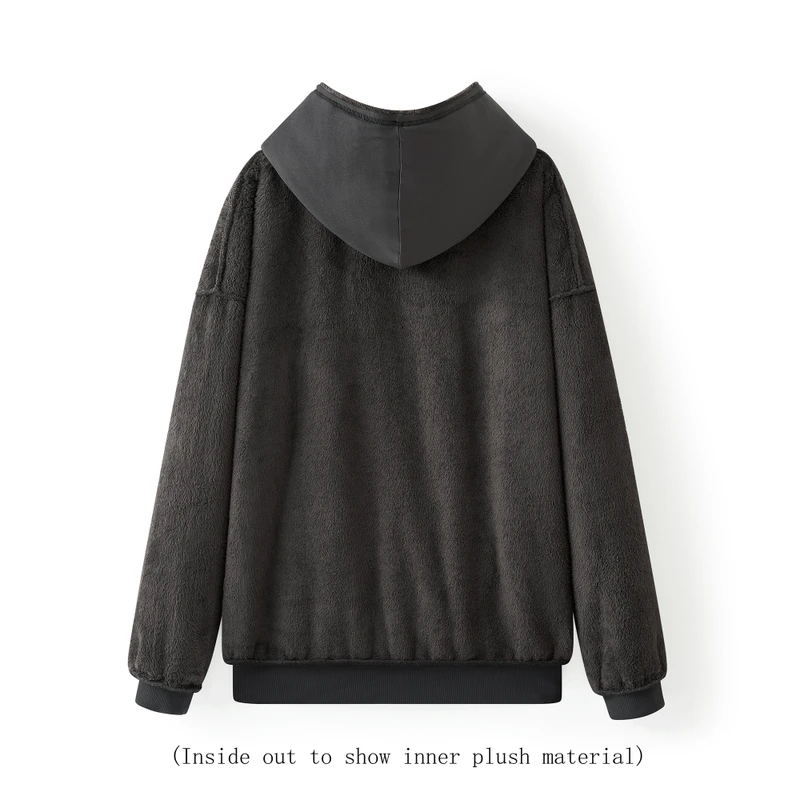 Coma Hoodie™ - The Original Plush - Charcoal Black - Men's