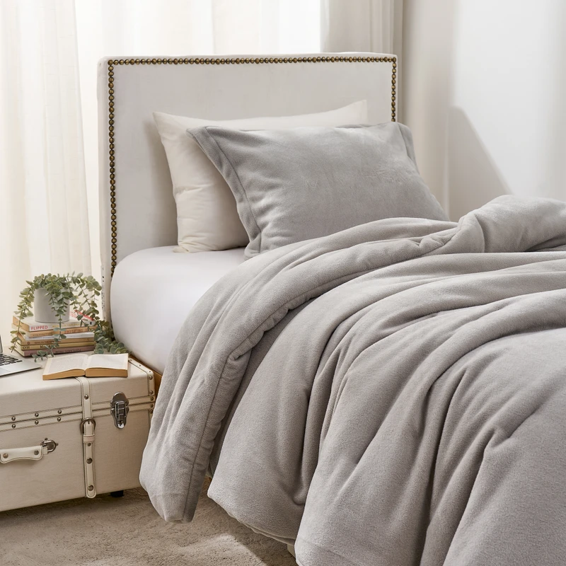 Resting Bed Face - Coma Inducer® Oversized Comforter Set - Sweatshirt Gray