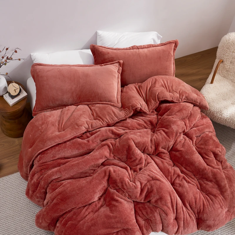 Dam Bae, She Thick® - Coma Inducer® Oversized Comforter Set - Redwood