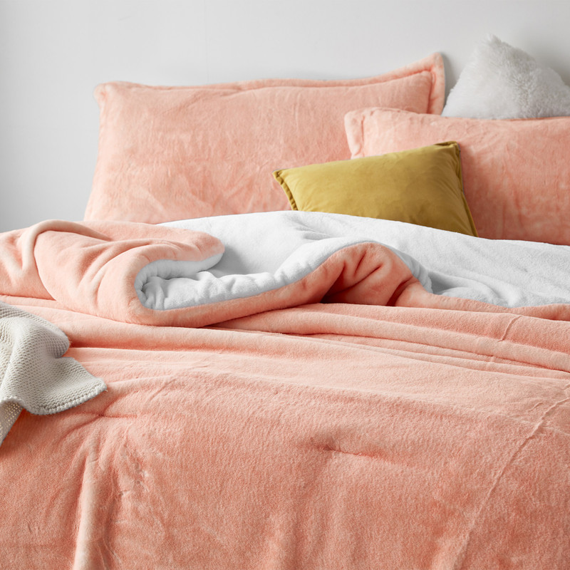 Fuzzy Peach Softest Twin, Queen, or King Blanket for Twin, Extra Long, Queen, or King Bed