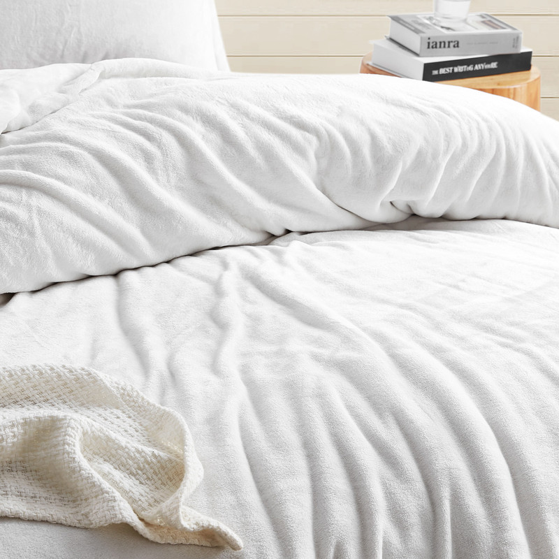 Coma Inducer® Duvet Cover - Wait Oh What - Farmhouse White