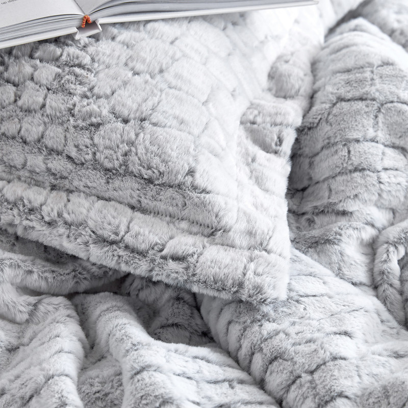 Neutral Gray Machine Washable XL Twin, XL Queen, XL King or Alaskan King Blanket