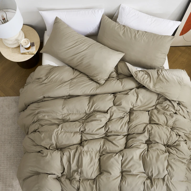Snorze® Cloud Comforter - Coma Inducer® - Oversized Comforter in Bronze Stone