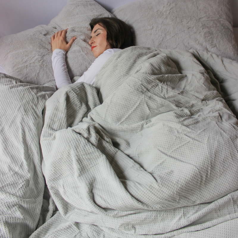Super Soft Textured Comforter Oversized Bedspread Made with Extra Long and Extra Wide Twin, Queen, or King Bedding Dimensions