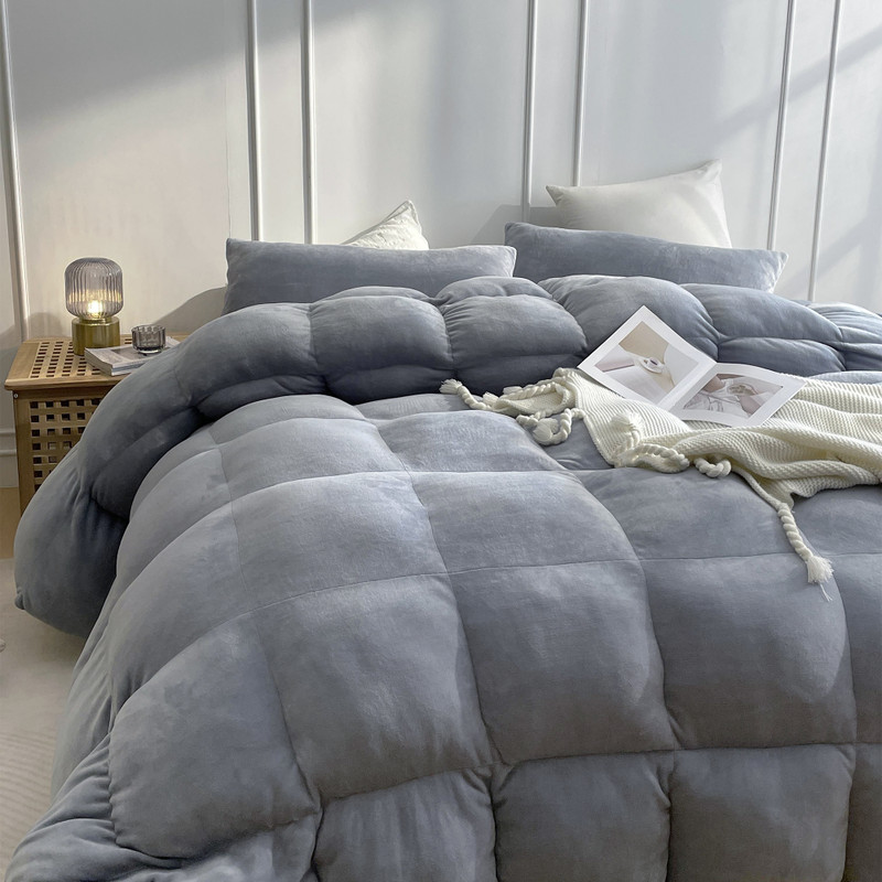 Thickly Filled Oversized Comforter Extra Large Plush Bedspread Made with Twin, Full, Queen, King, or Alaskan King Extra Large Bedding Dimensions