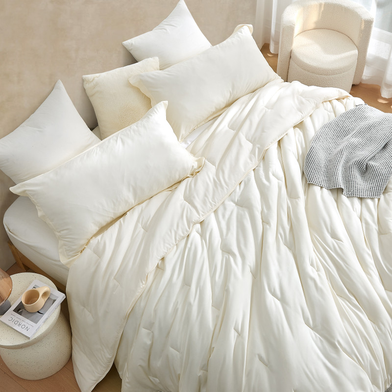 Lightweight Twin XL, Queen XL, or King XL Cooling Coma Inducer Comforter Set with Pillow Covers