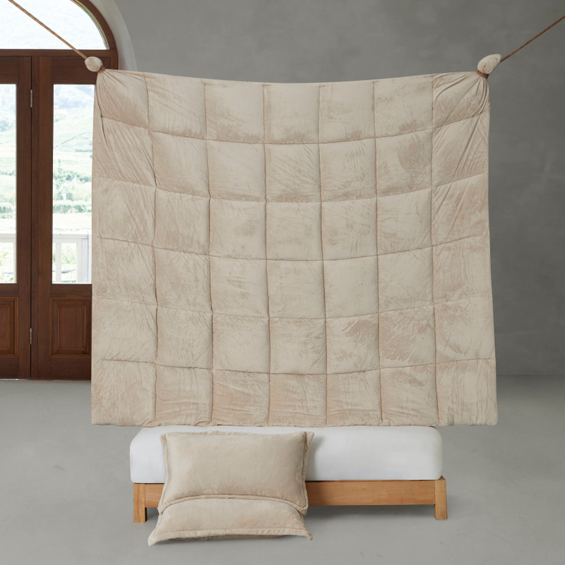 Super Soft Comforters Coma Inducer Short Plush Bedspreads Ultimate Comfort for XL Twin, XL Queen, XL King, or Alaskan King Bedding Sets
