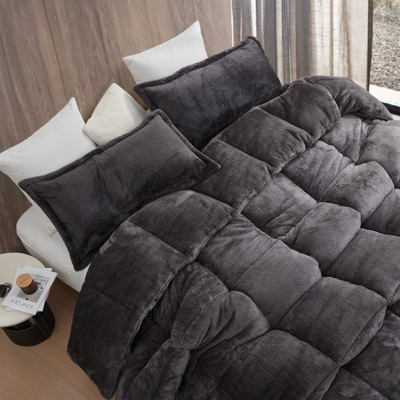 Me Comforter ATE Your Comforter - Coma Inducer® Oversized Comforter - Charcoal Steel