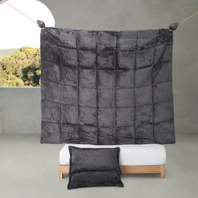 Me Comforter ATE Your Comforter® - Coma Inducer® Oversized Comforter - Charcoal Steel