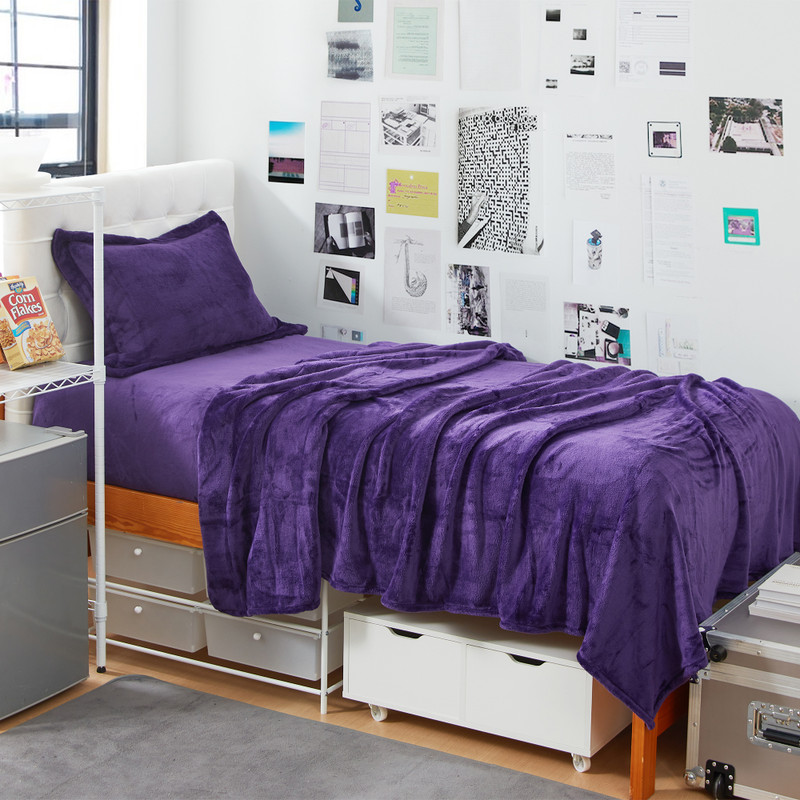 Best Bedding Sheets for Winter Cold Weather Bedding Accessories Coral Fleece Plush Bedding Sheet Set with Pillowcases Included