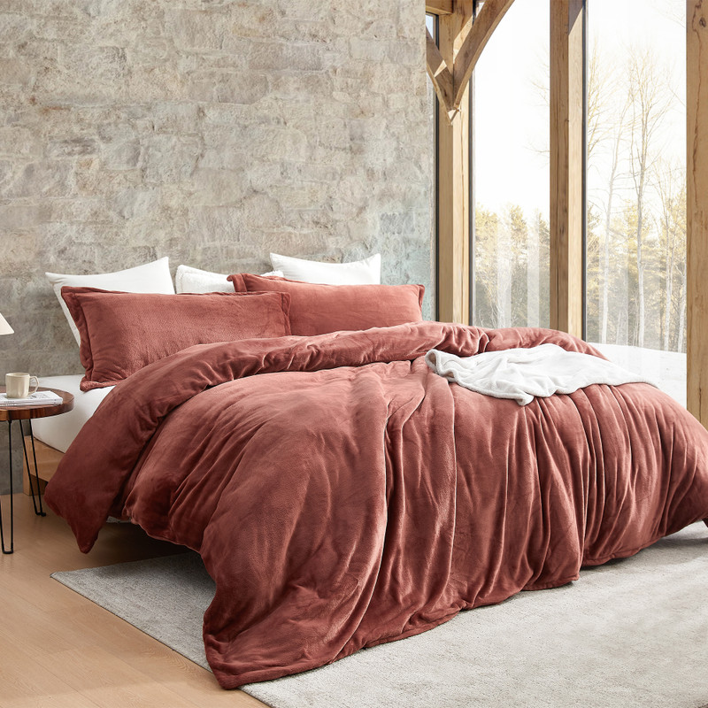 Winter Thick - Coma Inducer Oversized Queen Comforter - Burgundy Chocolate  Brown Bedding Set