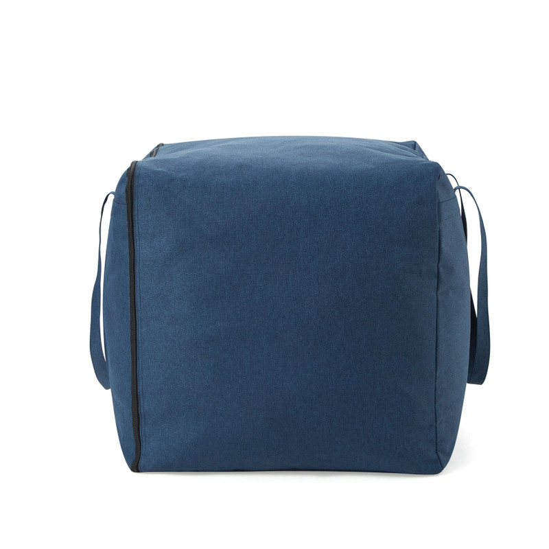 Zippered Bedding Blanket Storage Bag Navy Blue Bedroom Accessories