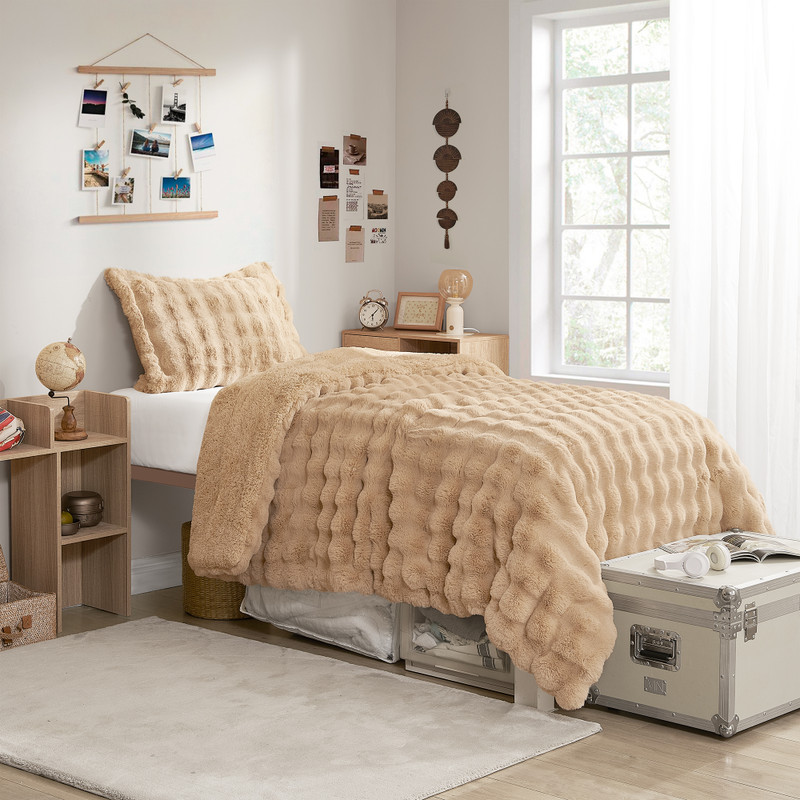 Neutral Twin, Queen, or King Oversized Bedspread Set Boho Chic Design Room Decor Ideas