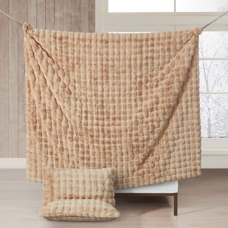 Machine Washable Coma Inducer Blankets Snowball Chunky Bunny Holland Lop Tan Easy to Match Bedding Accessories