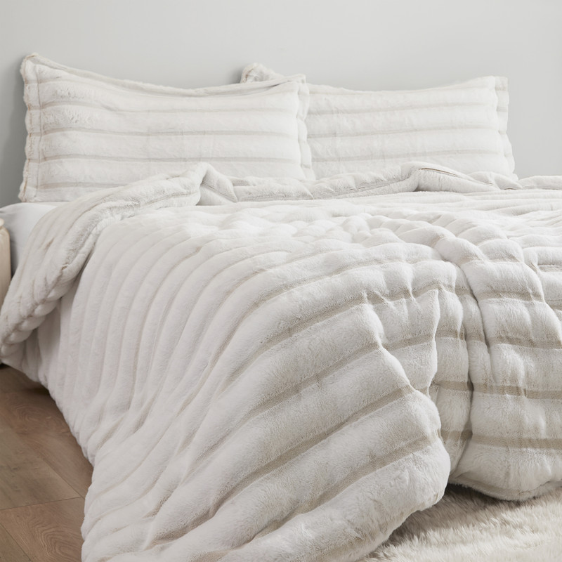 Neutral Powder Caramel Bedding Decor Extra Long and Extra Wide Twin, Queen, or King Plush Bedding Essentials