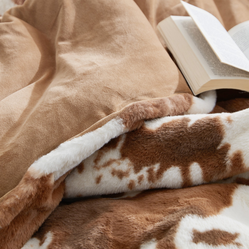 Unique Gifts for Cow Lovers Coma Inducer Cow Inspired Bedding Set