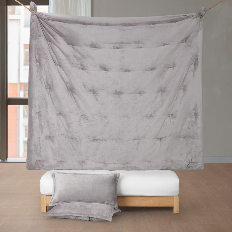 Twin, Queen, King, or Alaskan King Comforter Made with True Extended Bedding Dimensions