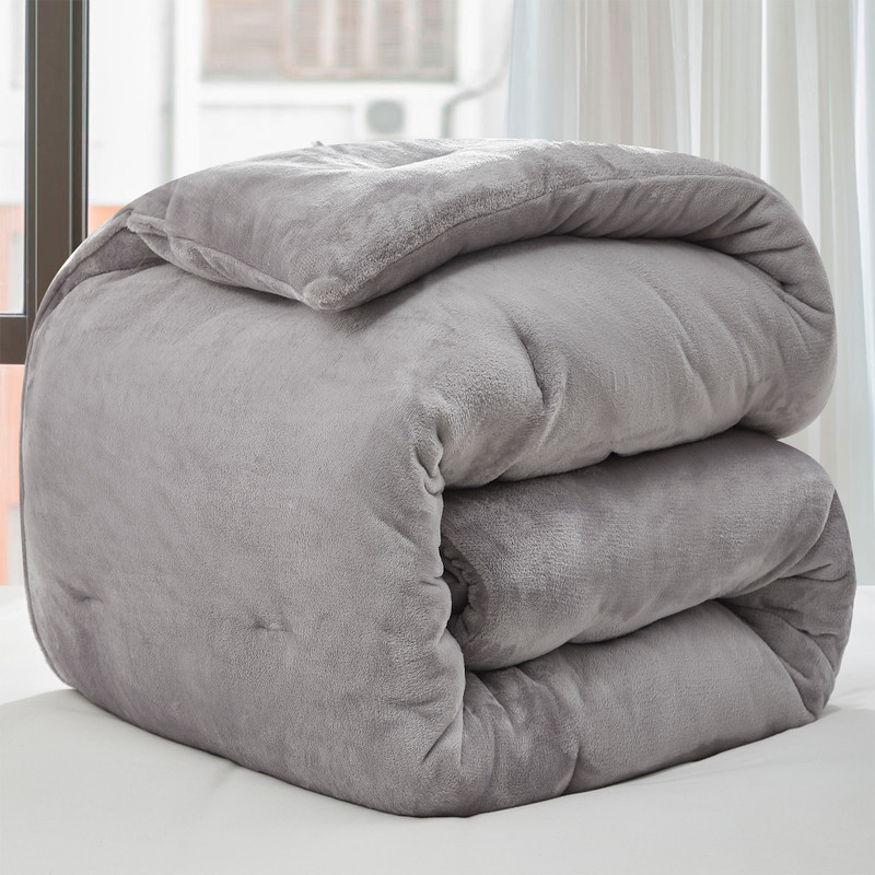 Thicker Than Thick - Coma Inducer Comforter - Standard Plush Filling - Opal Gray