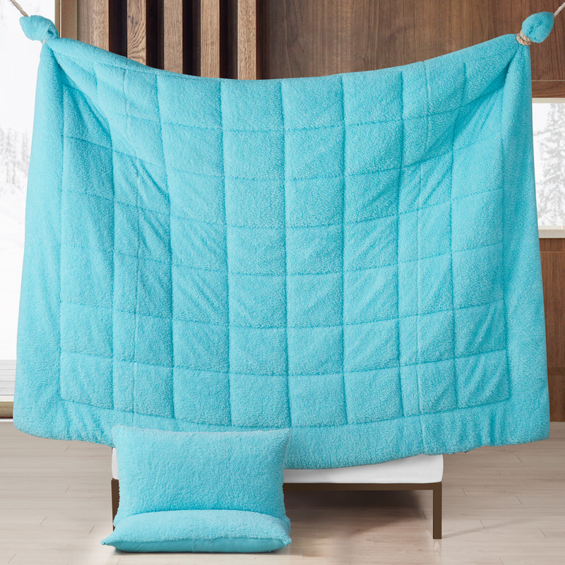 Blueberry Cotton Candy Coma Inducer Bedding - Warm Plush XL