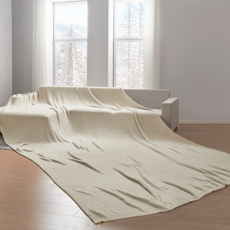 Longer than Long - Coma Inducer Plush Blanket - Desert Taupe