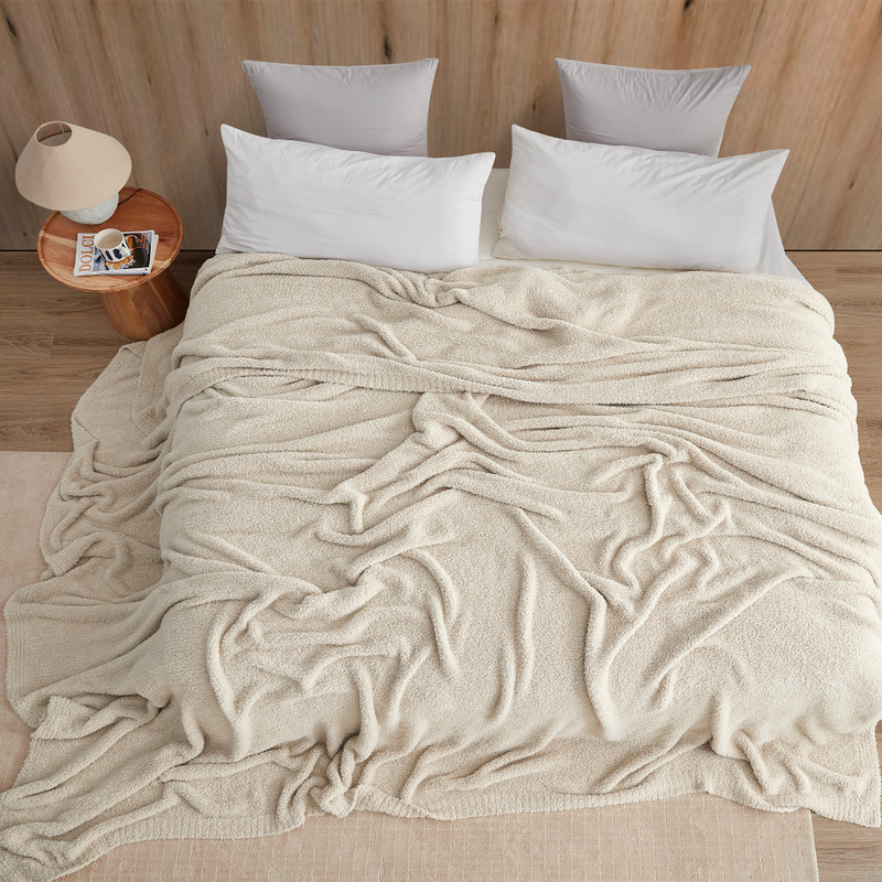 Longer than Long - Coma Inducer Plush Blanket - Desert Taupe