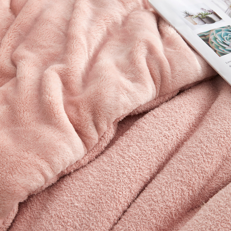 Cardigan Knit - Coma Inducer® Oversized Comforter - Soft Pink