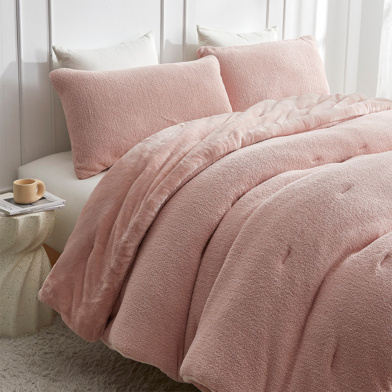 Cardigan Knit - Coma Inducer® Oversized Comforter - Soft Pink